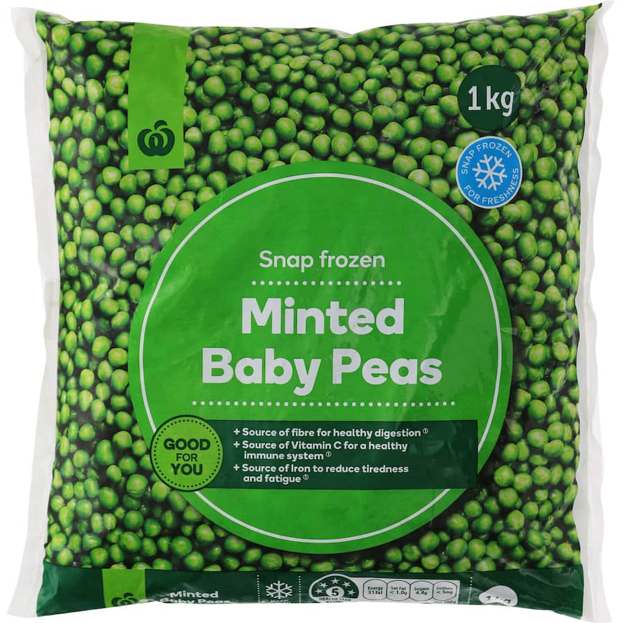 CD Frozen Minted Baby Peas 1kg