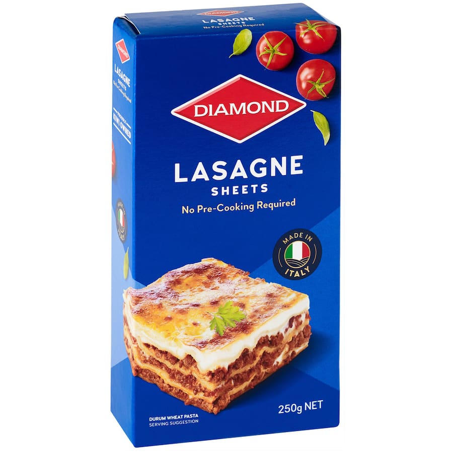 Diamond Lasagne Sheets 250g