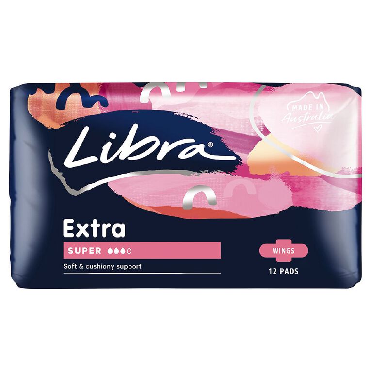 Libra Extra Pads Super with Wings 12pk