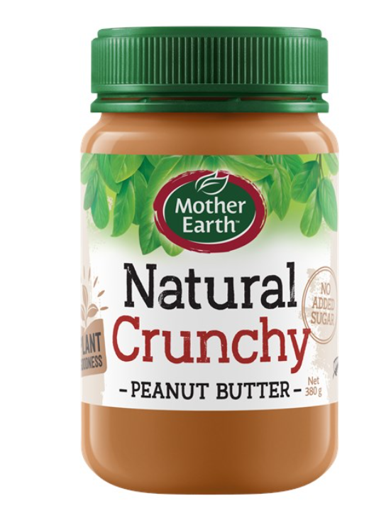 Mother Earth Peanut Butter Crunchy - Salt 380g