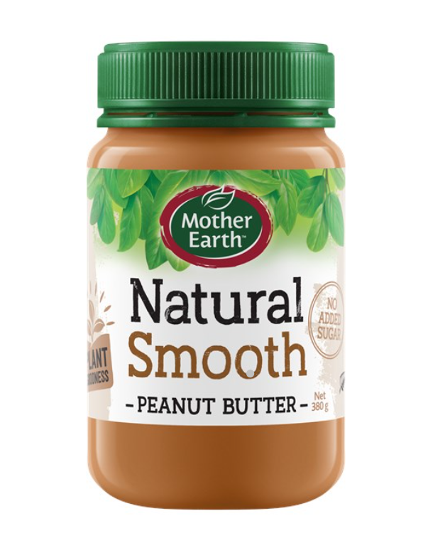 Mother Earth Peanut Butter Smooth 380g