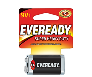 Eveready Super Heavy Duty 9V 1pk