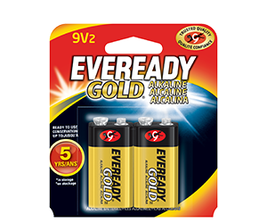 Eveready Gold 9V 2pk