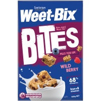 Sanitarium Weet Bix Bites Wild Berry Cereal 500g
