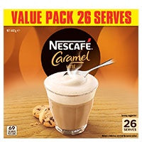 Nescafe Coffee Mix Sachet Caramel Latte 26pk