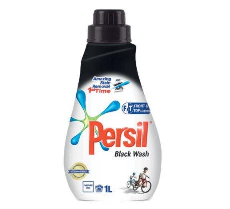 Persil Front & Top Loader Laundry Liquid Black Wash 1L