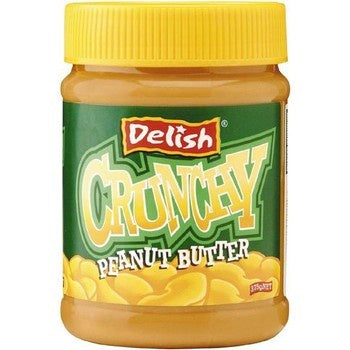 Delish Peanut Butter Crunchy 375g*
