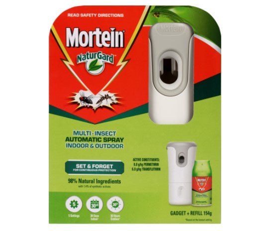 Mortein Naturgard Automatic Indoor & Outdoor Insect Control Gadget & Refill 154g