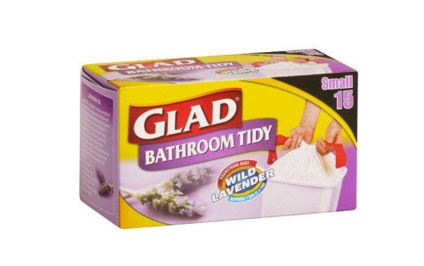 Glad Bathroom Tidy's Bags Small 15pk