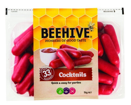 Beehive Cocktail Sausages 1kg