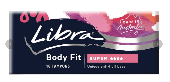 Libra Super Body Fit Tampons  16pk