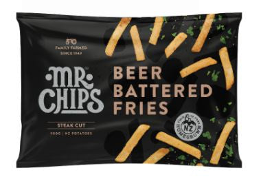 Mr Chips Beer Battered 18/19mm Fries  900g