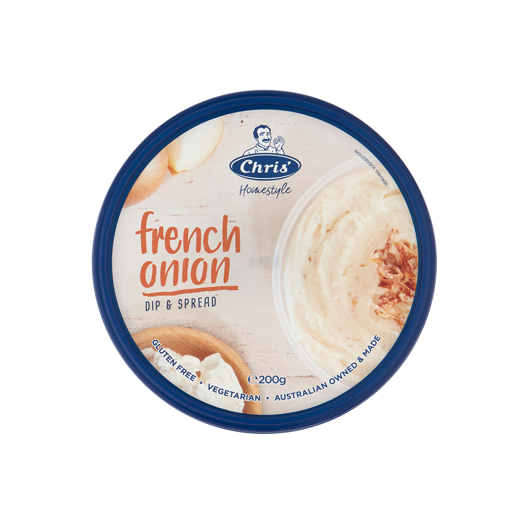 Chris Homestyle French Onion Dip 200g