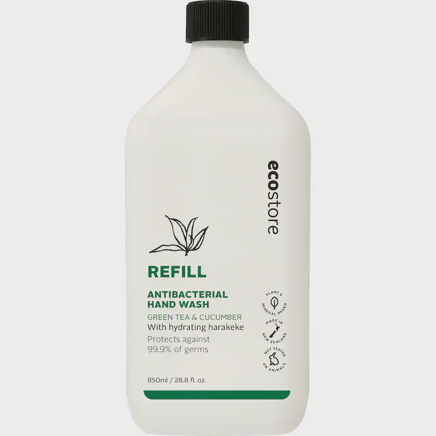 Ecostore Green Tea & Cucumber Antibacterial Hand Wash Refill 850ml