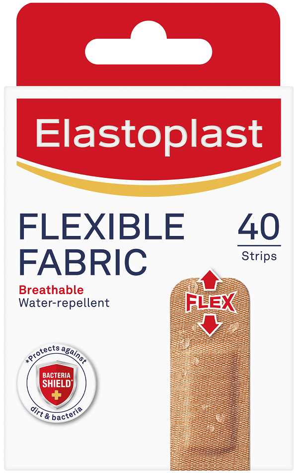Elastoplast Flexible Fabric Strips Plasters 40pk