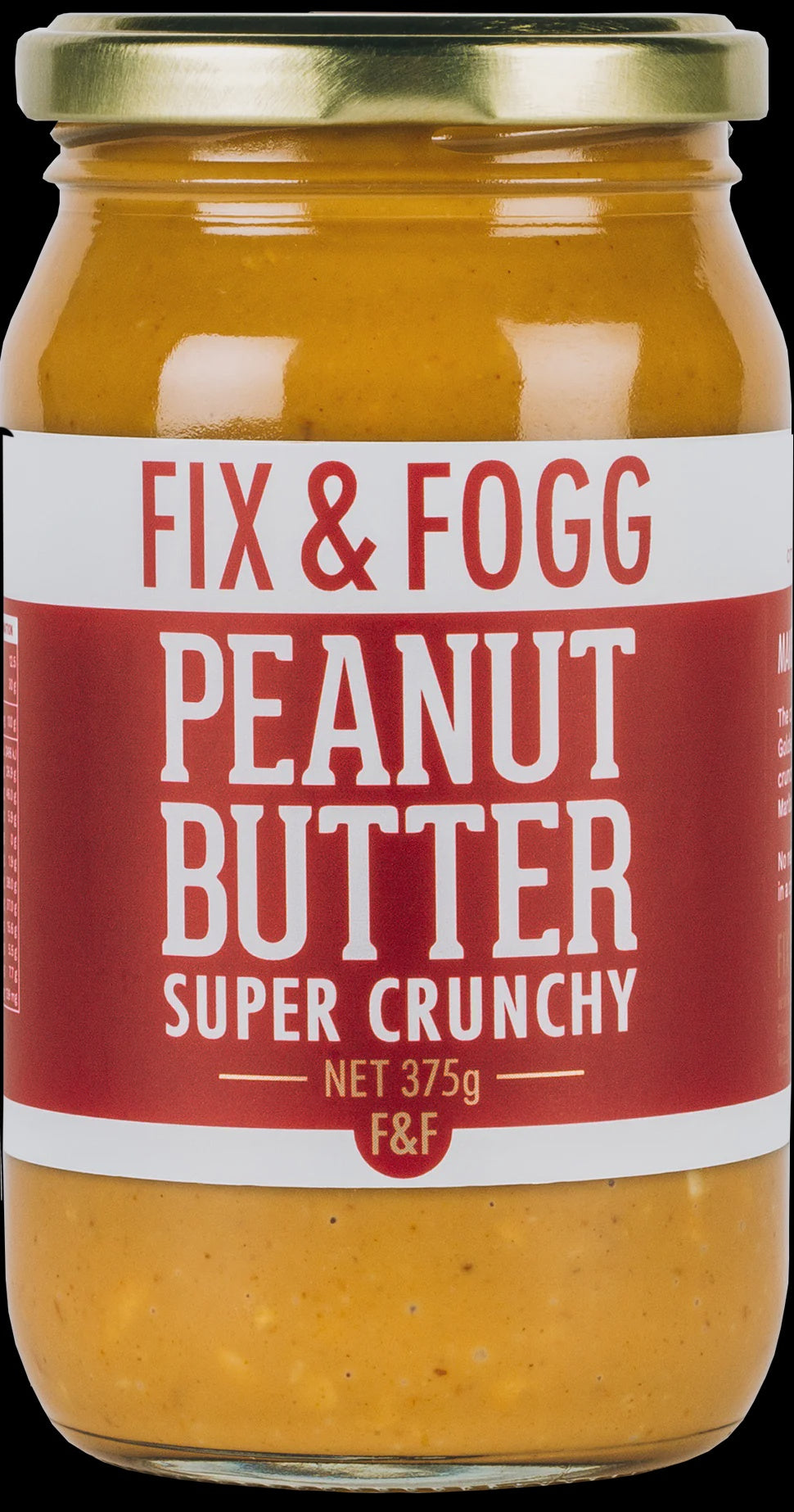 Fix & Fogg Super Crunchy Peanut Butter 375g