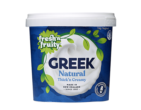 Fresh N Fruity Greek Natural Yoghurt 1kg