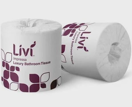 Livi Impressa Luxury Bathroom Tissue  3 ply- Carton Deal 48 Pk