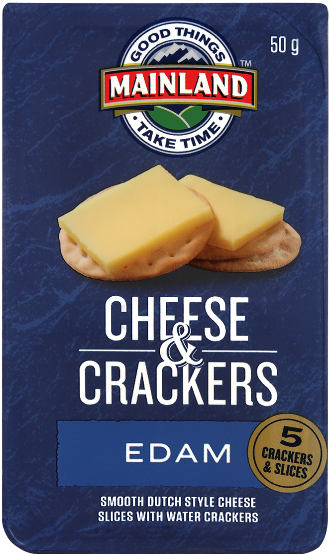 Mainland Edam On The Go Cheese & Crackers 50g