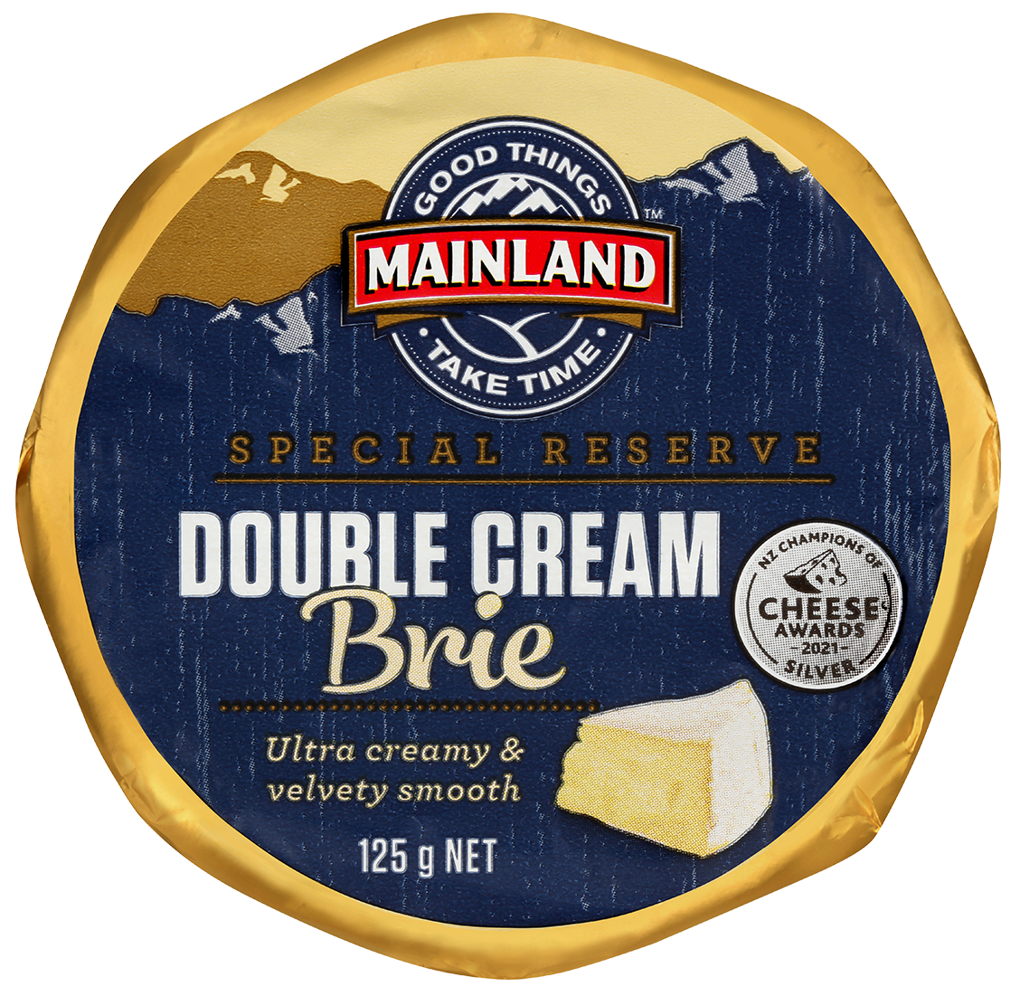 Mainland Special Reserve Double Cream Brie Cheese 125g*