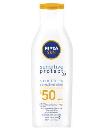 Nivea Sun Sensitive Protect SPF50 Sunscreen Lotion 200ml