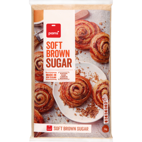 Pams Soft Brown Sugar 1kg