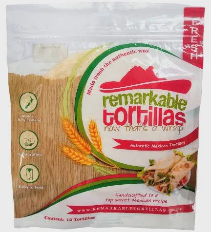 Remarkable Tortillas 6" Flour Tortilla 12-pack