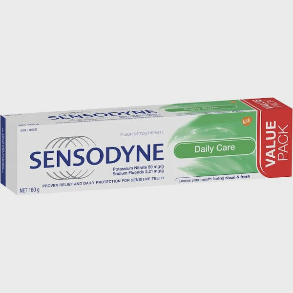 Sensodyne Sensitive Teeth Toothpaste Daily Care 160gm