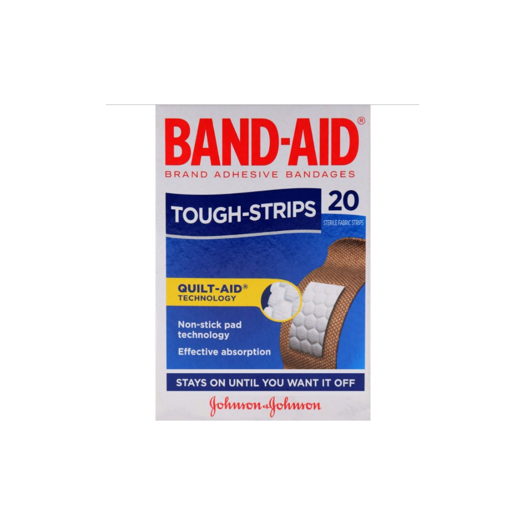 Band Aid Tough Strips 20pk