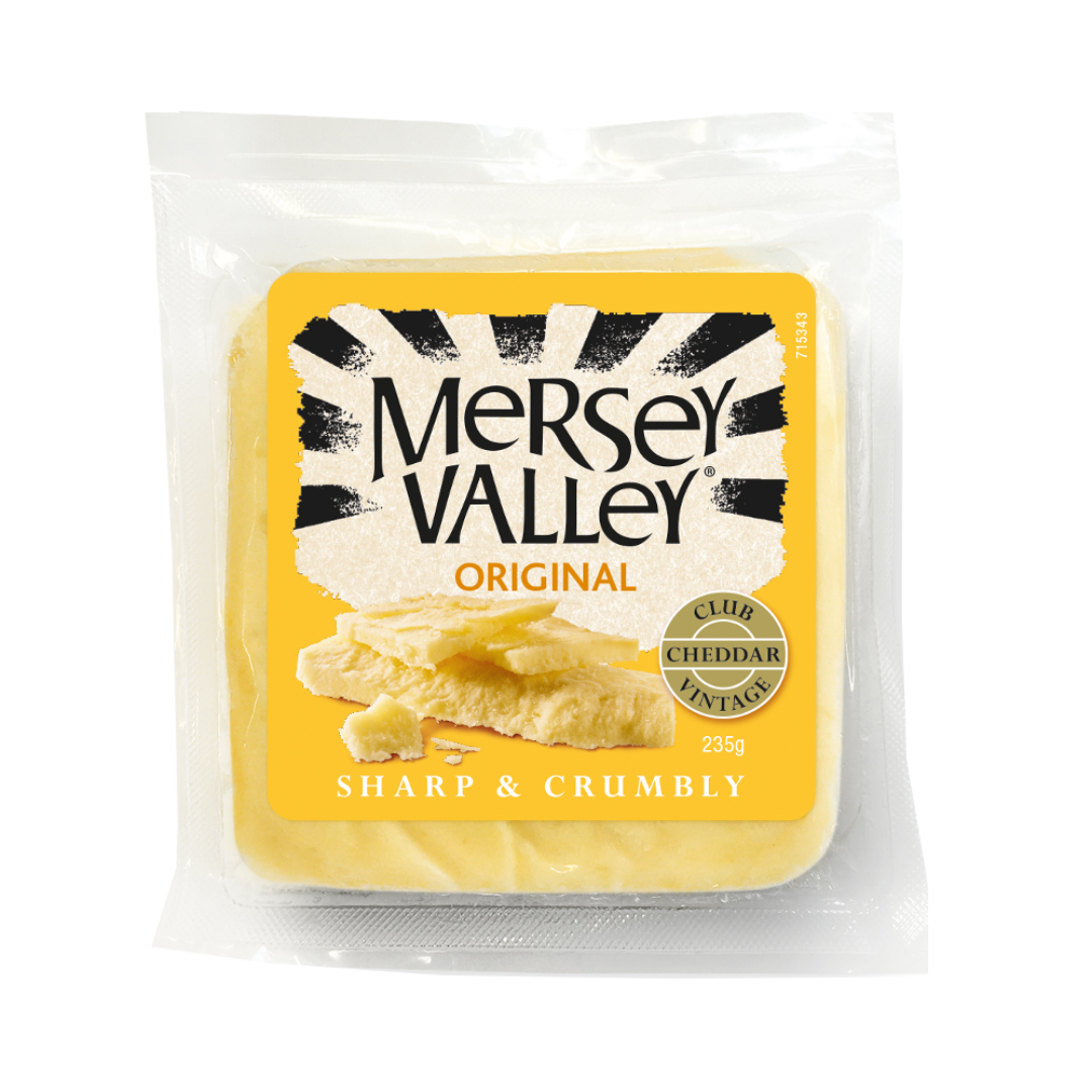 Mersey Valley Club Original Cheddar Cheese 235g