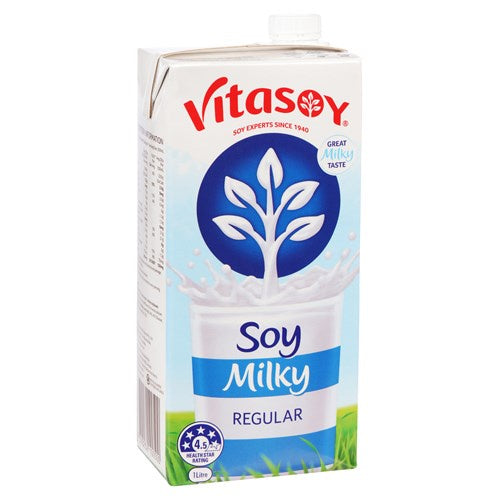 Vitasoy Regular Soy Milk UHT 1L