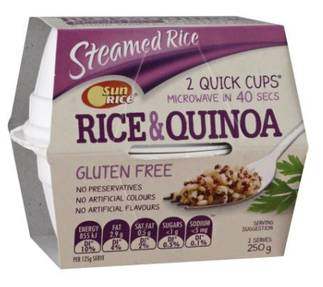 Sun Rice Microwave Cup Rice Dish Rice & Quinoa 250g