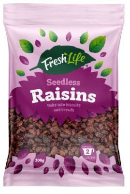 Fresh Life Seedless Raisins 300g