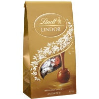 Lindt Lindor Assorted Chocolates Pouch 125g