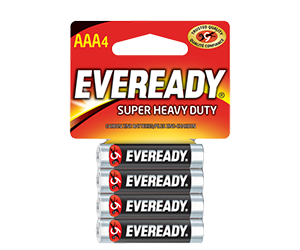 Eveready Super Heavy Duty AAA 4pk