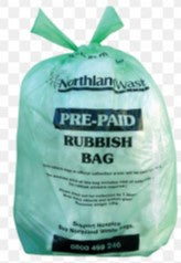 Northland Waste Green Rubbish Bags 5 pkt