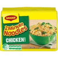 Maggi 2 Minute Chicken Flavour Instant Noodles 5pk 360g