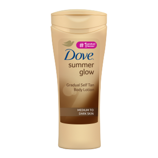 Dove Summer Glow Self Tan Medium to Dark Skin 400ml