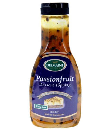 Delmaine Passionfruit Dessert Topping 360g
