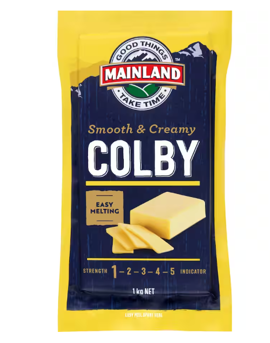 Mainland Cheese Colby 1kg