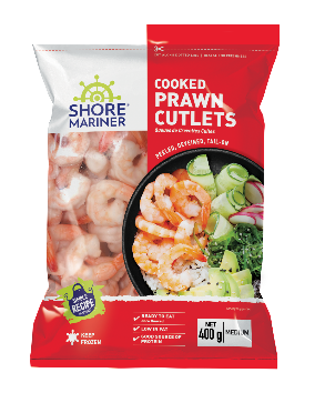 Shore Mariner Cooked Prawn Cutlets 400g
