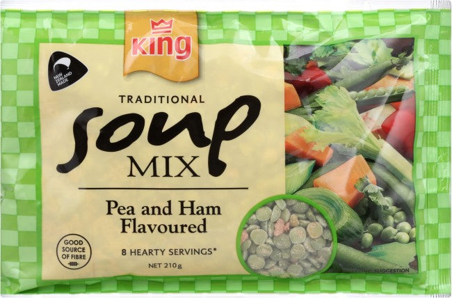 King Traditional Soup Mix Pea & Ham Flavoured 210g*