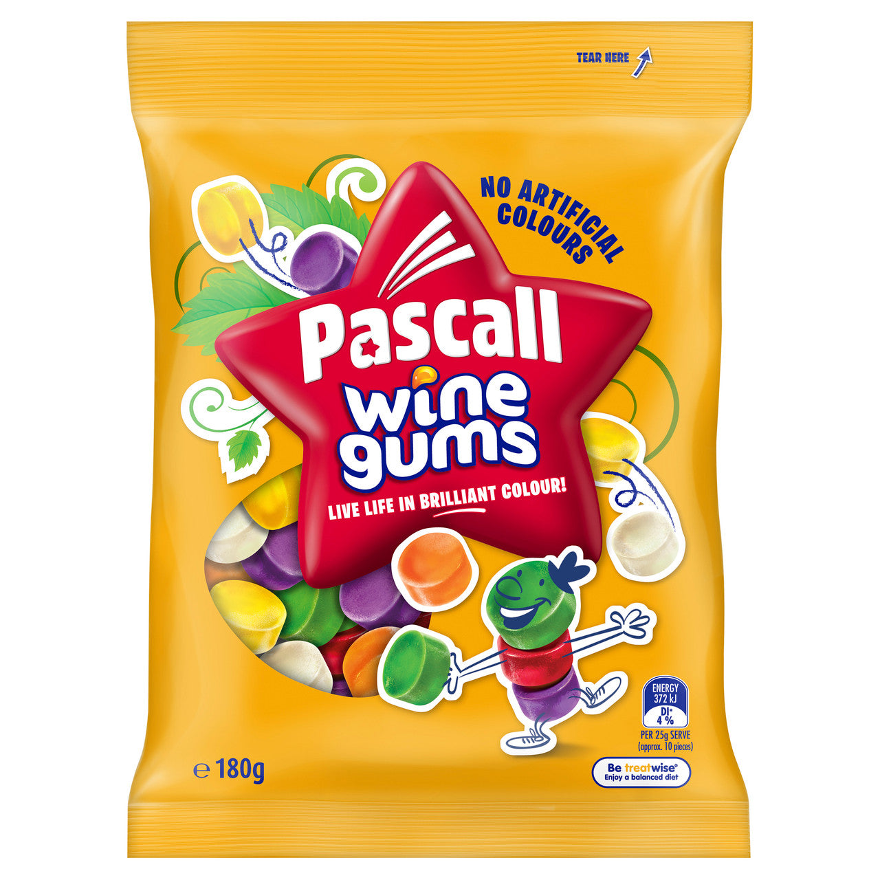 Pascall Wine Gums 180g
