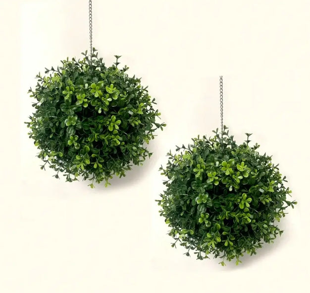 Hanging Bay Leaf Topiary Ball Small