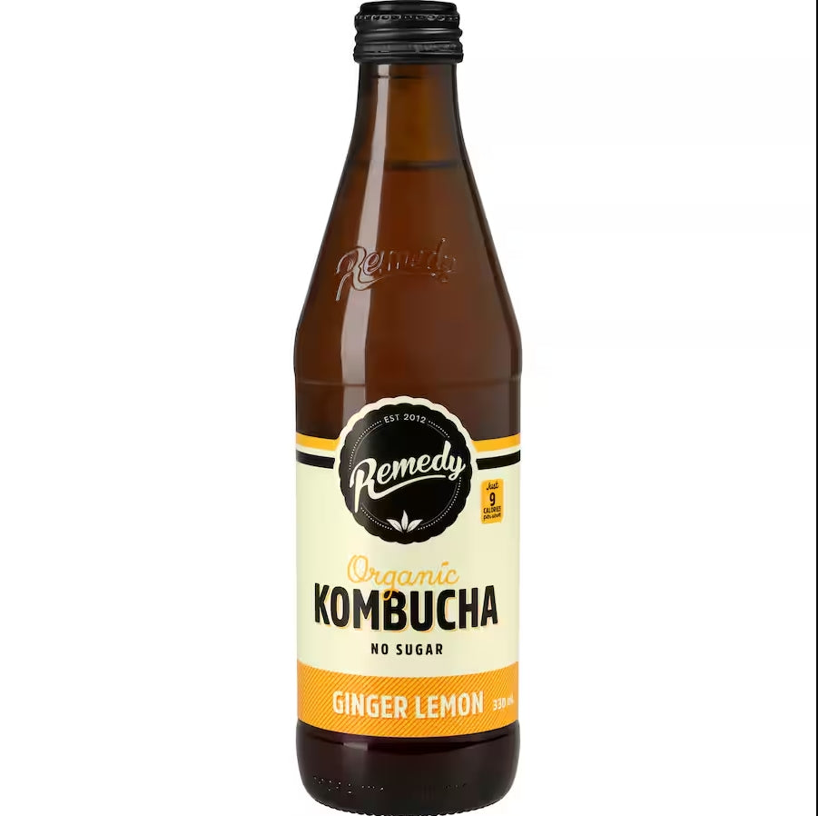 Remedy Ginger Lemon Kombucha 330ml