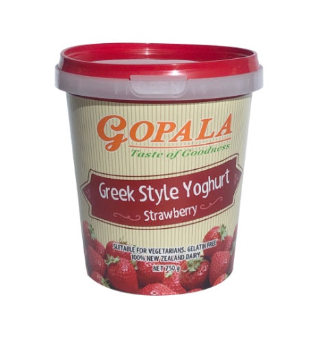 Gopala Greek Style Yoghurt Strawberry 750ml