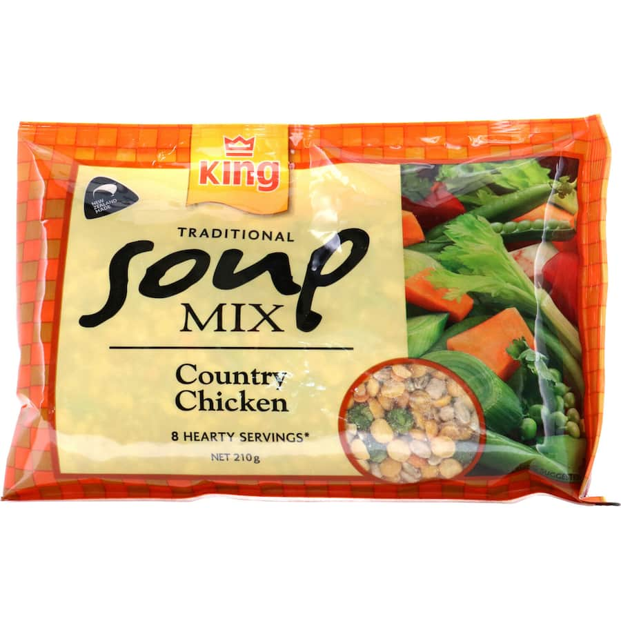 King Traditional Soup Mix Country Chicken 210g*