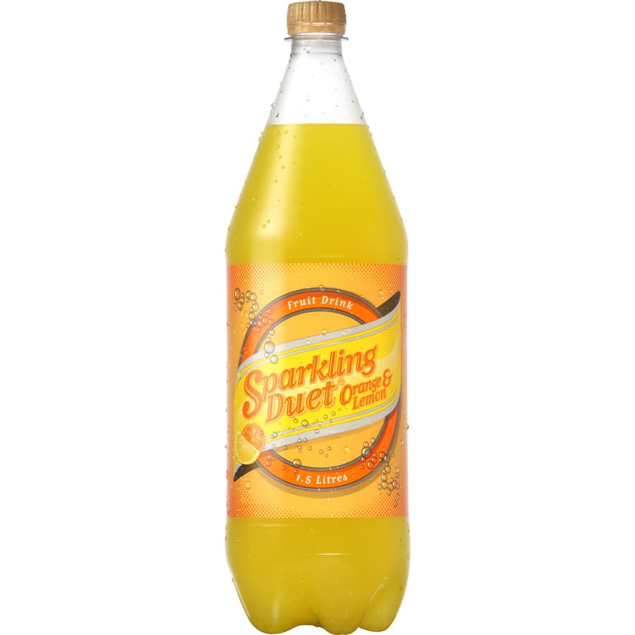 Schweppes Sparkling Duet Orange & Lemon Fruit Drink 1.5L*