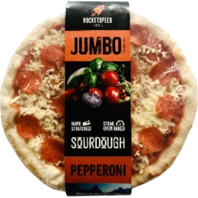 Rocketspeed Pepperoni Jumbo Pizza 660g