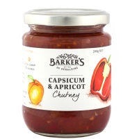 Barkers Capsicum & Apricot Chutney 245g